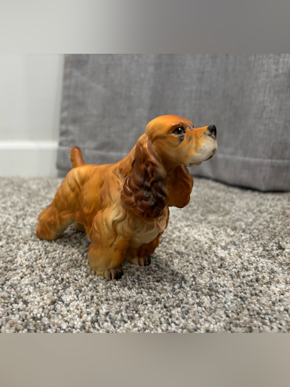 Vintage Napco Cocker Spaniel Ceramic Dog Figurine